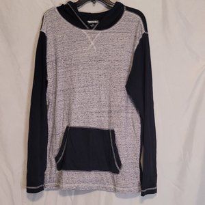 Blue Long sleeve Top Size Large with hood